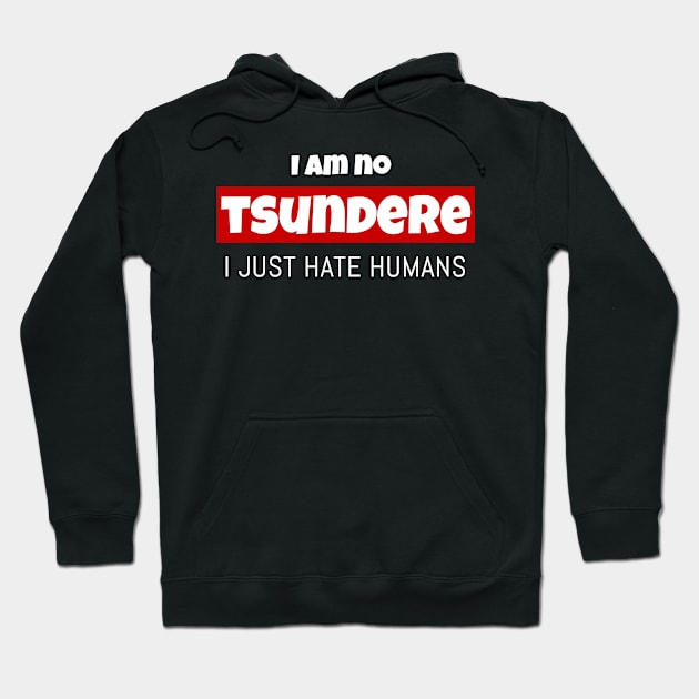 Tsundere Anime Otaku Hoodie by Alex21